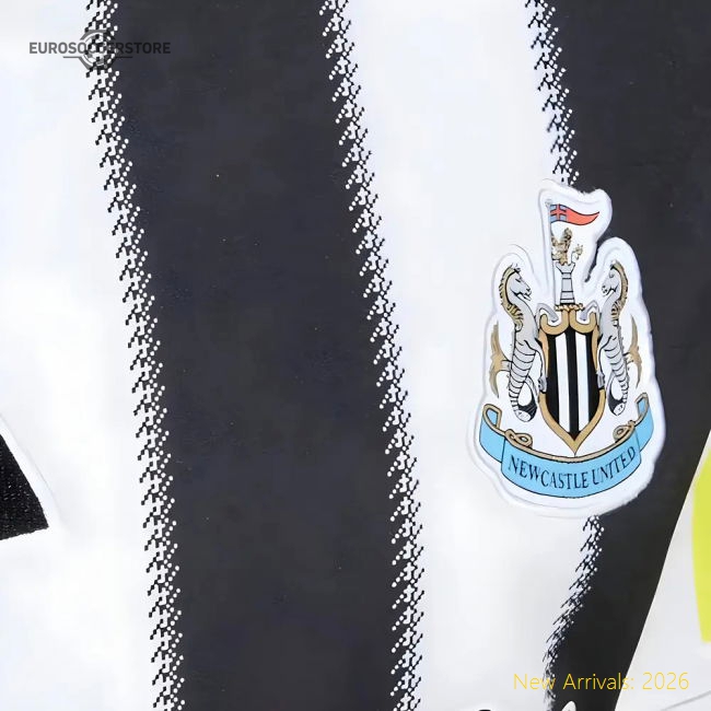 Newcastle 2025-2026 Home Kit Football Football Top (Kids)-World Cup Jersey Hub - 2026 National Football Kits Store