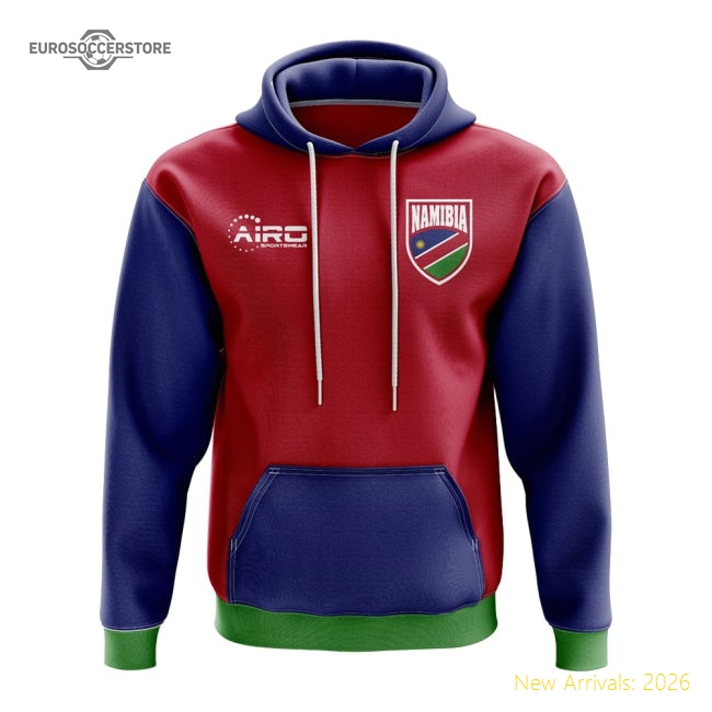 S,Namibia Competition Ready Namibia Concept Country Football Hoody (Red)-World Cup Jersey Hub - 2026 National Football Kits Store
