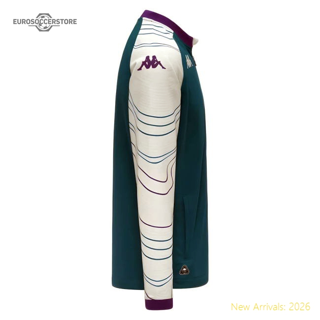 Fiorentina 2025-2026 Fiorentina Presentation Jacket (Turquoise)-World Cup Jersey Hub - 2026 National Football Kits Store