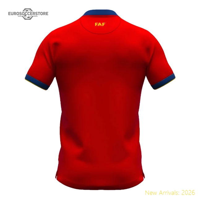 Andorra 2024-2025 Home Uniform Football Football Top-Soccer Shirts Store: 2026 World Cup Kits