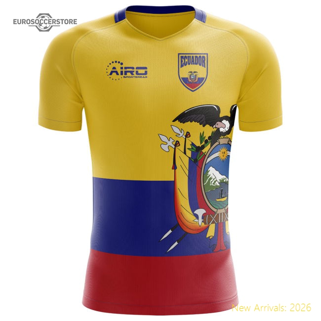 S,Ecuador 2025-2026 Ecuador Home Kit Concept Football Shirt-Soccer Shirts Store: 2026 World Cup Kits