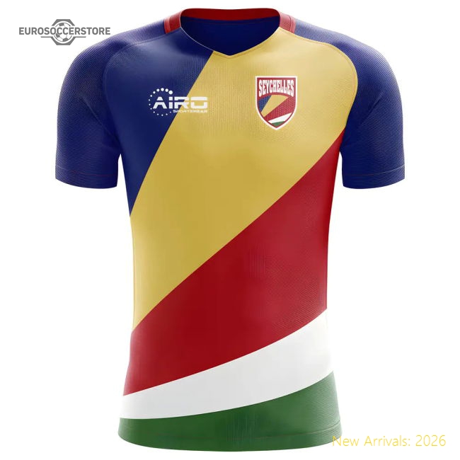 S,Seychelles 2025-2026 Seychelles Home Concept Football Shirt-World Cup Jersey Hub - 2026 National Football Kits Store