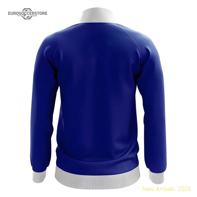 S,Serie A Sampdoria Concept Football Track Jacket (Blue)-World Cup Jersey Hub - 2026 National Football Kits Store