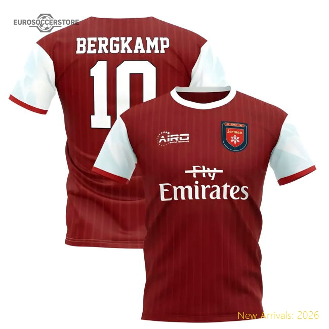 S, Game Ready 2025-2026 Dennis Bergkamp Home Kit Concept Football Shirt-Soccer Shirts Store: 2026 World Cup Kits