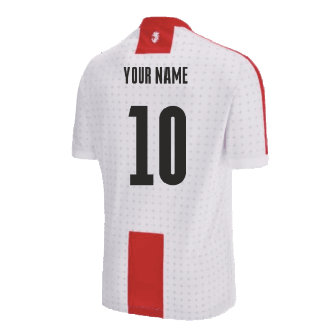 Georgia 2023-2024 Home Uniform Georgia (Your Name) Football Top-Soccer Shirts Store: 2026 World Cup Kits