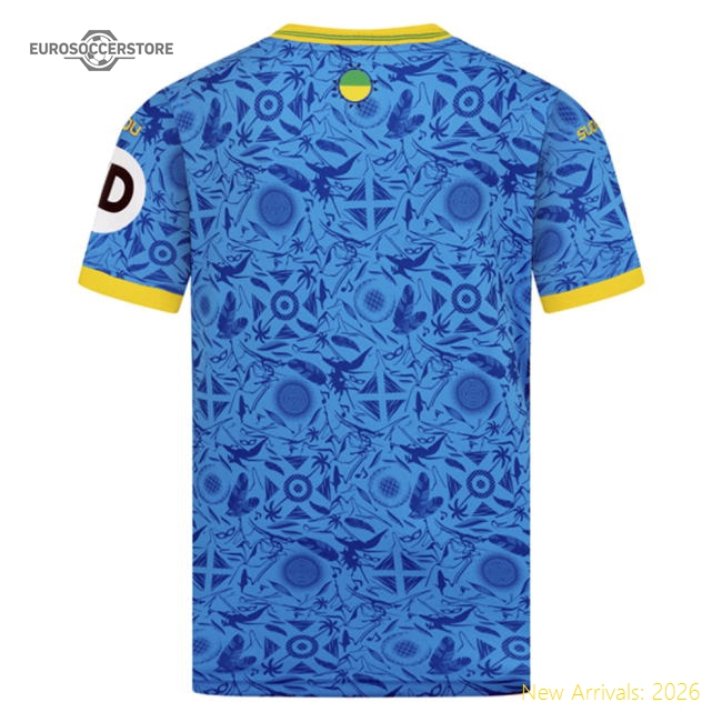Wolves 2025-2026 Third Uniform Football Football Top (Kids)-Soccer Shirts Store: 2026 World Cup Kits
