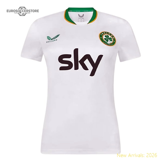 Ireland Women 2024-2025 Away Gear Match Match Kit Womens-Soccer Shirts Store: 2026 World Cup Kits