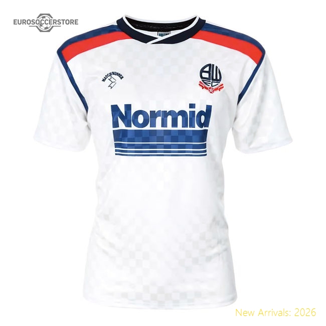 Club Match Day Teams,Bolton 1988-1990 Bolton Home Retro Shirt-Soccer Shirts Store: 2026 World Cup Kits