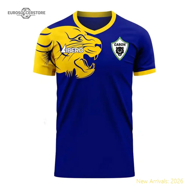 S,Gabon Competition Ready Gabon 2025-2026 Away Concept Football Kit...-World Cup Jersey Hub - 2026 National Football Kits Store