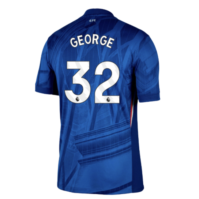 Club Teams,Chelsea 2025-2026 Chelsea Home Shirt (George 32)-World Cup Jersey Hub - 2026 National Football Kits Store
