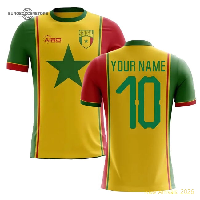 S,Senegal 2025-2026 Senegal Third Concept Football Shirt (Your Name)-Soccer Shirts Store: 2026 World Cup Kits
