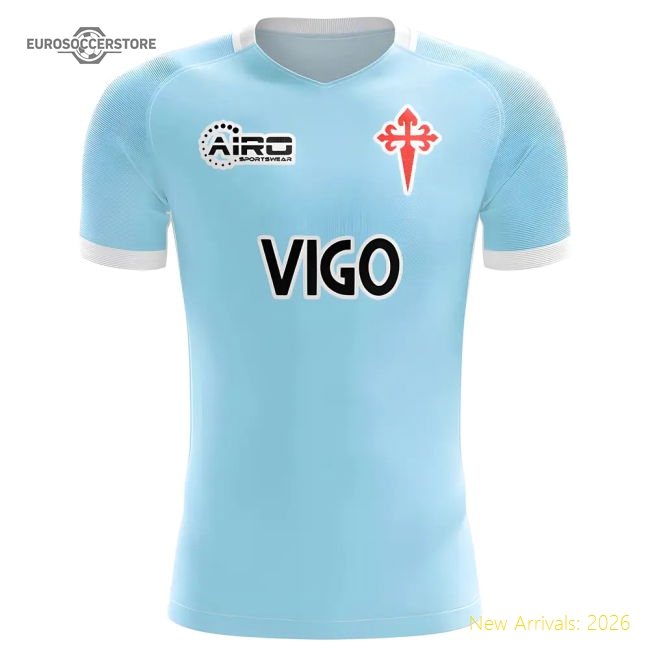 Celta Vigo 2025-2026 Home Kit Celta Vigo Concept Football Jersey-World Cup Jersey Hub - 2026 National Football Kits Store