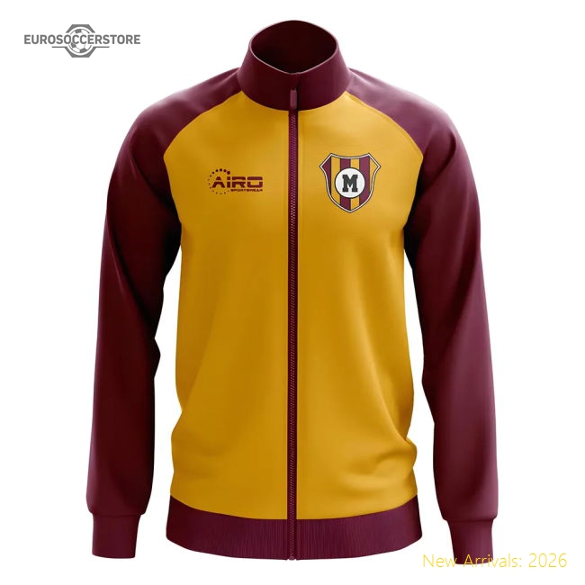 S,Scottish League Motherwell Concept Football Track Jacket (Amber)-Soccer Shirts Store: 2026 World Cup Kits
