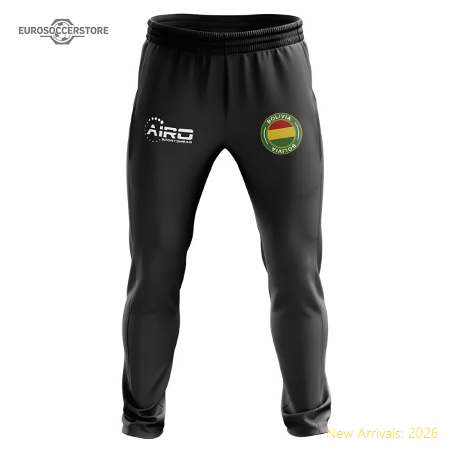 S,Bolivia Bolivia Concept Football Training Pants (Black)-World Cup Jersey Hub - 2026 National Football Kits Store