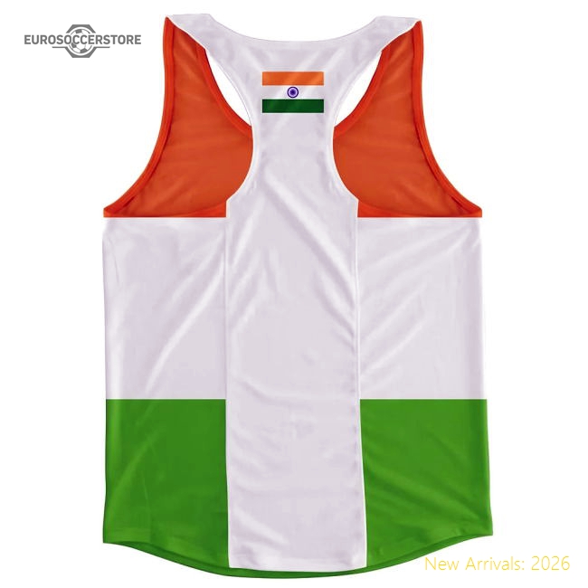 India India Flag Running Vest-Soccer Shirts Store: 2026 World Cup Kits
