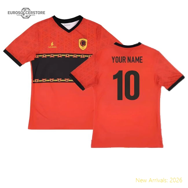 S,Angola Tournament 2024-2025 Angola Home Kit Shirt (Your Name)-World Cup Jersey Hub - 2026 National Football Kits Store