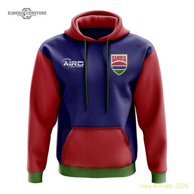 S,Gambia Competition Ready Gambia Concept Country Football Hoody (Navy)-Soccer Shirts Store: 2026 World Cup Kits