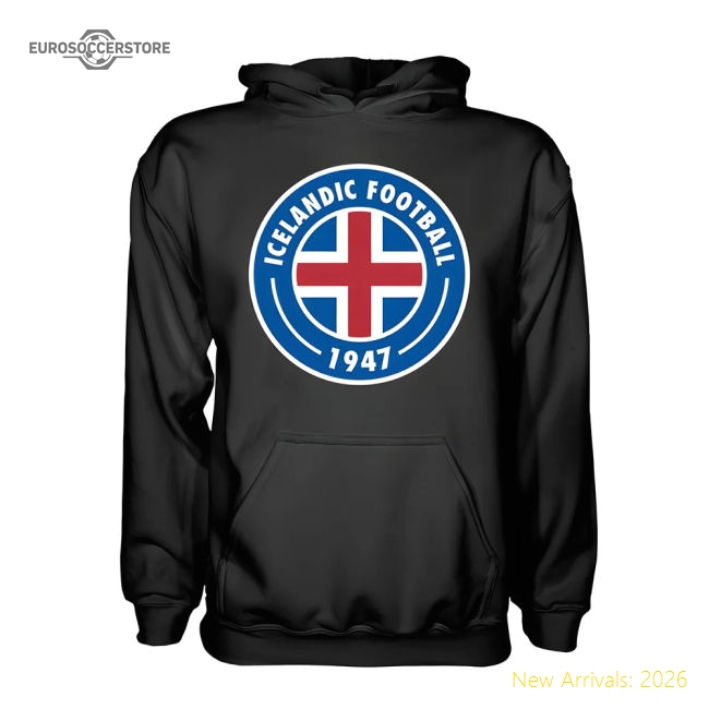 Iceland Iceland Core Hoody Black-World Cup Jersey Hub - 2026 National Football Kits Store