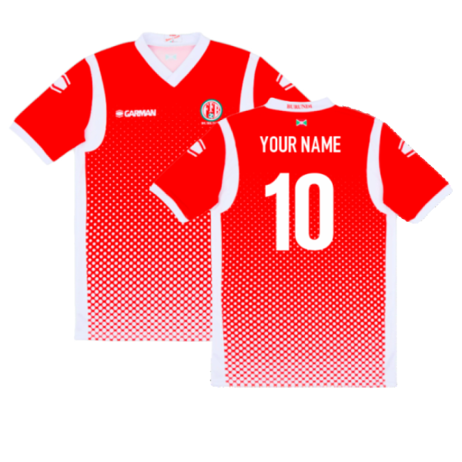 S,Burundi Game Ready 2019-2020 Burundi Home Kit Shirt (Your Name)-World Cup Jersey Hub - 2026 National Football Kits Store