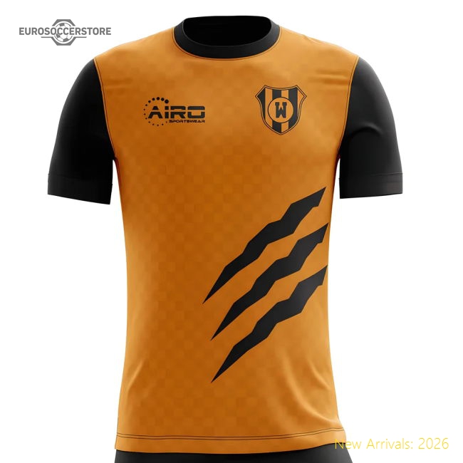 S, Match Day 2025-2026 Wolverhampton Home Concept Football Shirt-World Cup Jersey Hub - 2026 National Football Kits Store