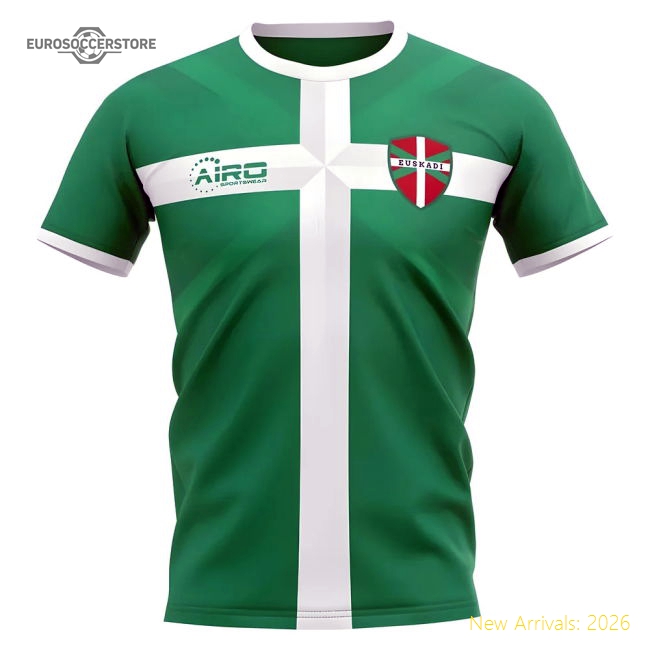 Euskadi 2025-2026 Home Kit Basque Euskadi Concept Football Jersey-World Cup Jersey Hub - 2026 National Football Kits Store