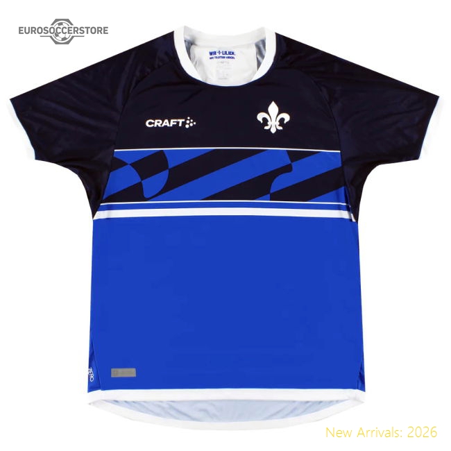 Darmstadt Home Uniform Football Match Kit (L) For Diehard Football Fans-World Cup Jersey Hub - 2026 National Football Kits Store
