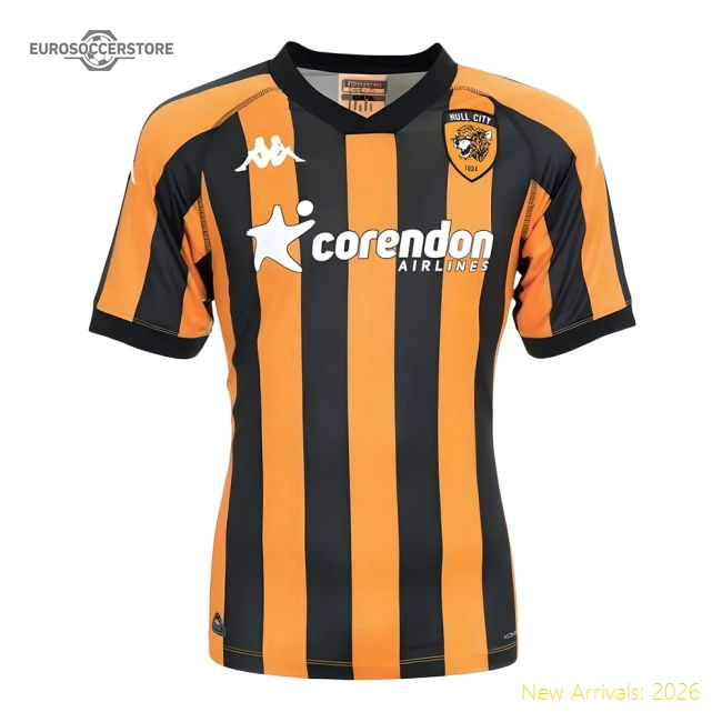 Hull City 2024-2025 Home Kit Hull City Football Football Shirt-Soccer Shirts Store: 2026 World Cup Kits