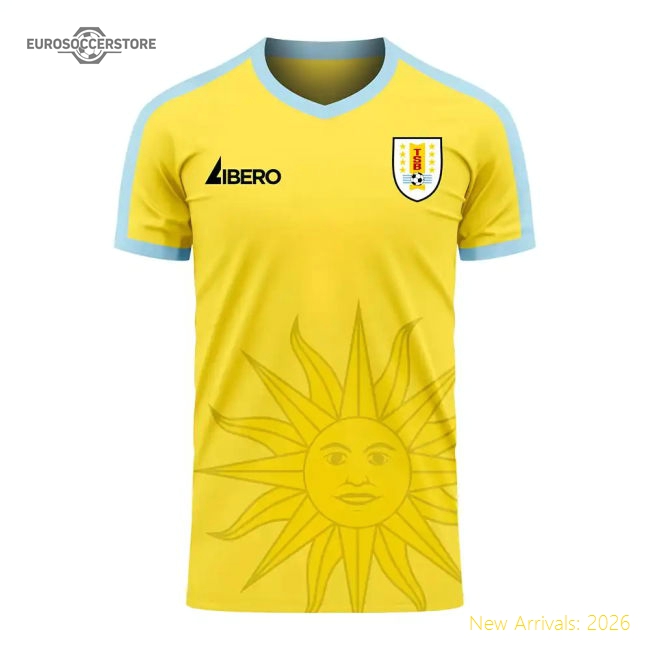 S,Uruguay Uruguay 2025-2026 Away Kit Concept Football Kit (Libero) (E...-Soccer Shirts Store: 2026 World Cup Kits
