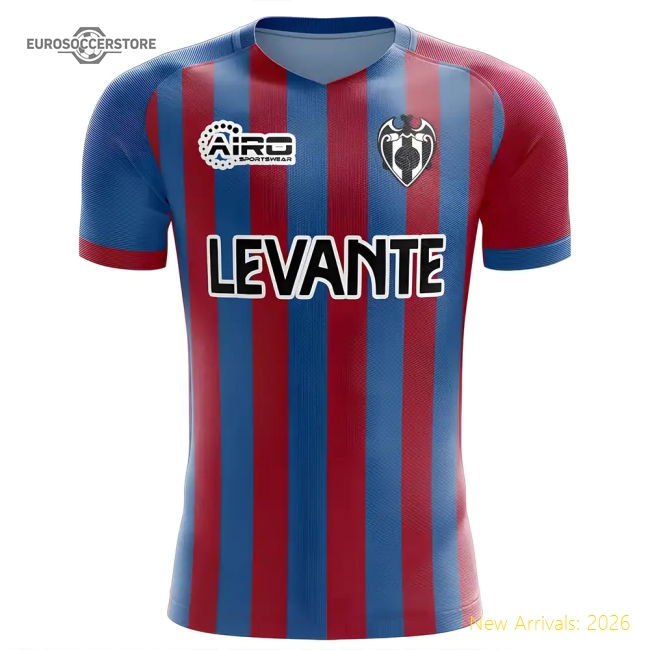 Levante 2025-2026 Home Uniform Levante Concept Football Jersey-Soccer Shirts Store: 2026 World Cup Kits