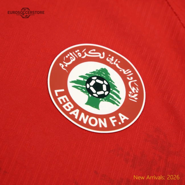 Lebanon 2025-2026 Home Uniform Football Football Top-Soccer Shirts Store: 2026 World Cup Kits