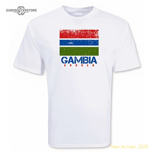 S,Gambia Match Day Gambia Football T-Shirt Perfect For Cheering On Your-Soccer Shirts Store: 2026 World Cup Kits