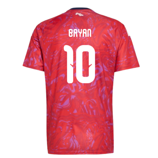 S,Costa Game Ready Rica 2026-2027 Costa Rica Home Kit Shirt (Bryan 10)-World Cup Jersey Hub - 2026 National Football Kits Store