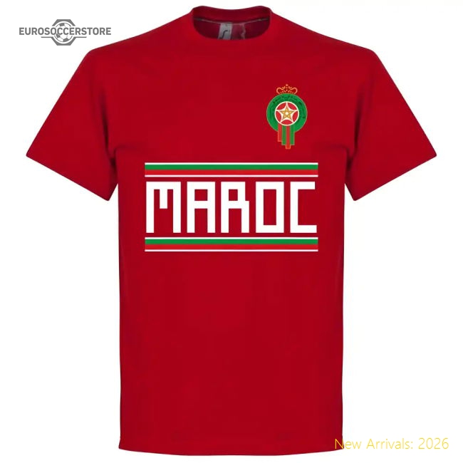 S,Morocco Game Ready Morocco Ziyech 10 Team T-Shirt - Red-Soccer Shirts Store: 2026 World Cup Kits