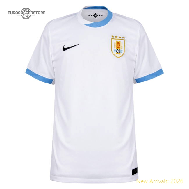 S,Uruguay Competition Ready 2024-2025 Uruguay Away Shirt (D.Godin 3)-Soccer Shirts Store: 2026 World Cup Kits