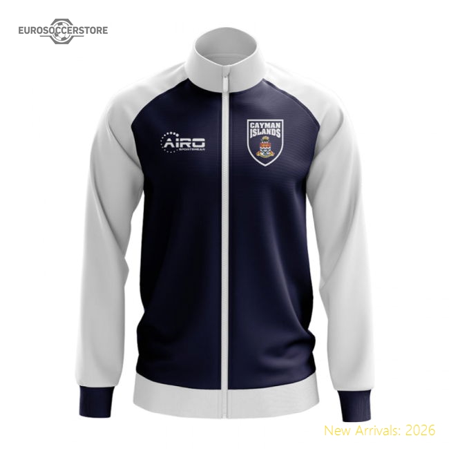S,Cayman Islands Cayman Islands Concept Football Track Jacket (Navy)-World Cup Jersey Hub - 2026 National Football Kits Store