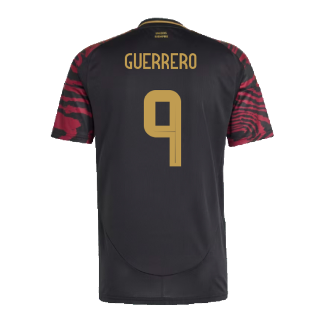 S,Peru Game Ready 2024-2025 Peru Away Shirt (Guerrero 9)-Soccer Shirts Store: 2026 World Cup Kits