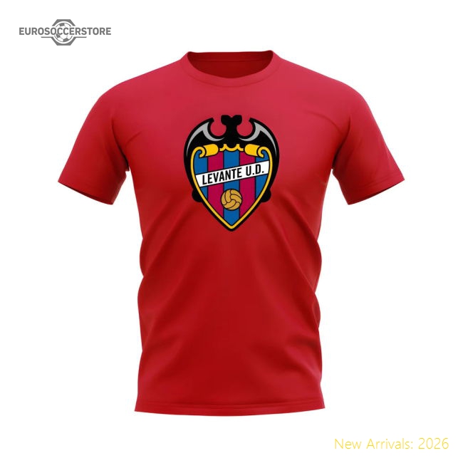 Levante Levante Badge Football T-Shirt (Red) For Diehard Football Fans-World Cup Jersey Hub - 2026 National Football Kits Store