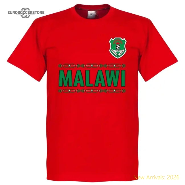 S,Malawi Match Day Malawi Team T-Shirt - Red Perfect For Cheering On You-Soccer Shirts Store: 2026 World Cup Kits