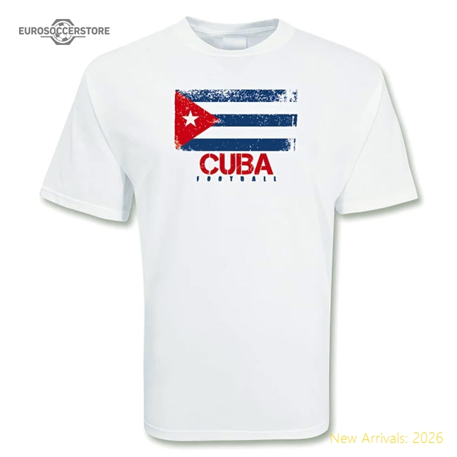 S,Cuba Tournament Cuba Ss Football T-Shirt Perfect For Cheering On Your-World Cup Jersey Hub - 2026 National Football Kits Store