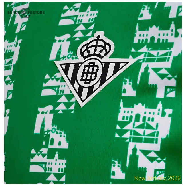 Real Betis 2024-2025 Real Betis Pre Game Jersey (Green)-World Cup Jersey Hub - 2026 National Football Kits Store