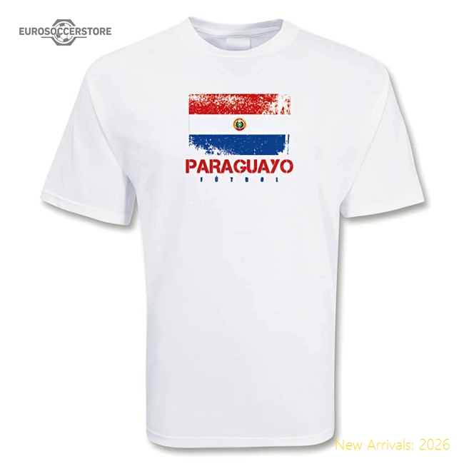 S,Paraguay Game Ready Futbol Paraguayo Pride T-Shirt Perfect For Cheerin-Soccer Shirts Store: 2026 World Cup Kits