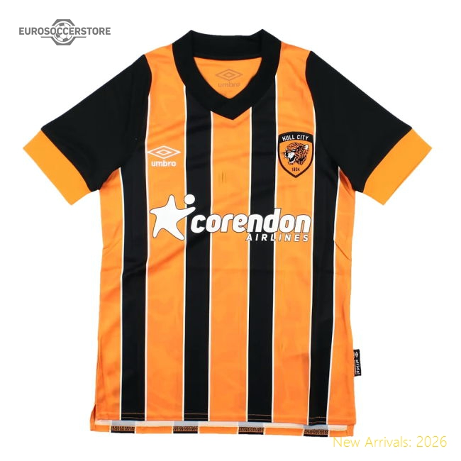 Hull City 2022-2023 Home Uniform Hull City Jersey (Kids)-Soccer Shirts Store: 2026 World Cup Kits