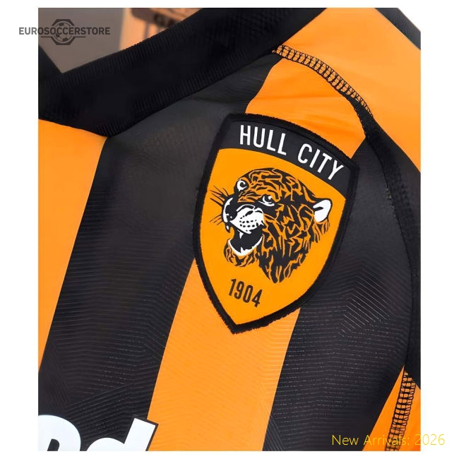 Hull City 2024-2025 Home Kit Hull City Football Football Shirt-Soccer Shirts Store: 2026 World Cup Kits