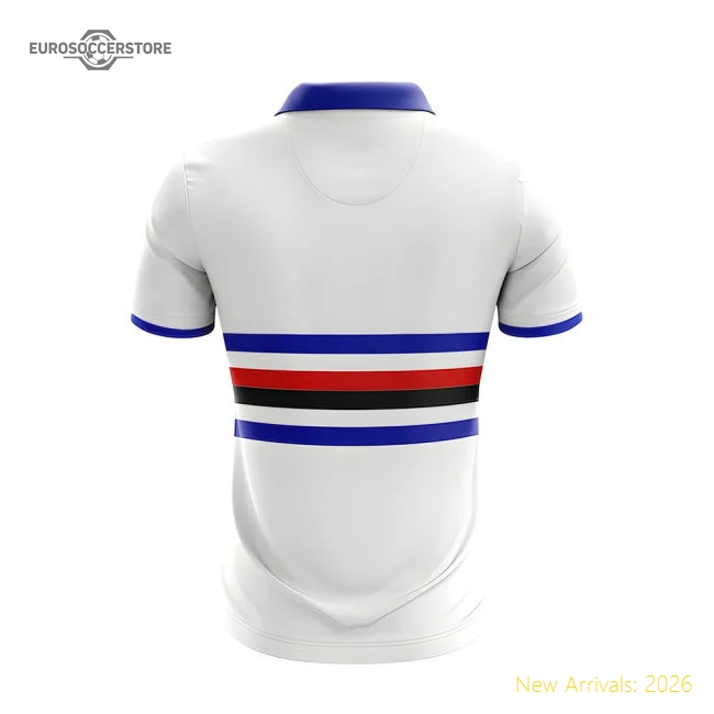 S,Serie A 2025-2026 Sampdoria Away Kit Concept Football Shirt-World Cup Jersey Hub - 2026 National Football Kits Store