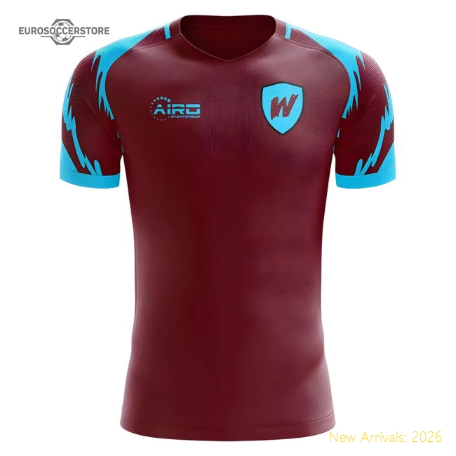 S, 2025-2026 West Ham Home Kit Concept Football Shirt - Baby-World Cup Jersey Hub - 2026 National Football Kits Store
