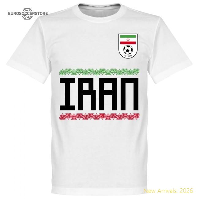 Iran Casual T-Shirt-World Cup Jersey Hub - 2026 National Football Kits Store