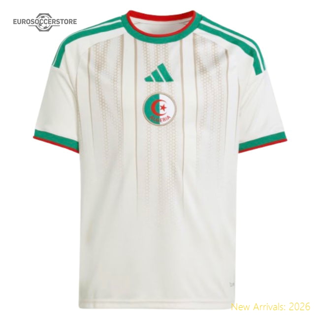 S,Algeria Kids(Youth) 2026-2027 Algeria Home Kit Shirt (For Kids)-World Cup Jersey Hub - 2026 National Football Kits Store