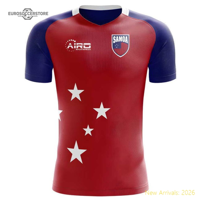 S,Samoa Tournament 2025-2026 Samoa Home Concept Football Shirt-World Cup Jersey Hub - 2026 National Football Kits Store