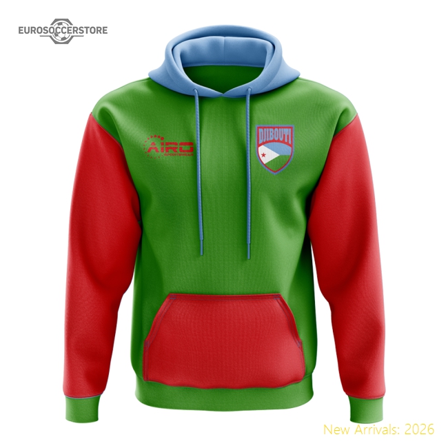 S,Djibouti Djibouti Concept Country Football Hoody (Green)-World Cup Jersey Hub - 2026 National Football Kits Store