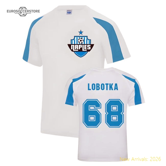 Napoli Stanislav Lobotka Napoli Sports Training Football Top (White)-World Cup Jersey Hub - 2026 National Football Kits Store